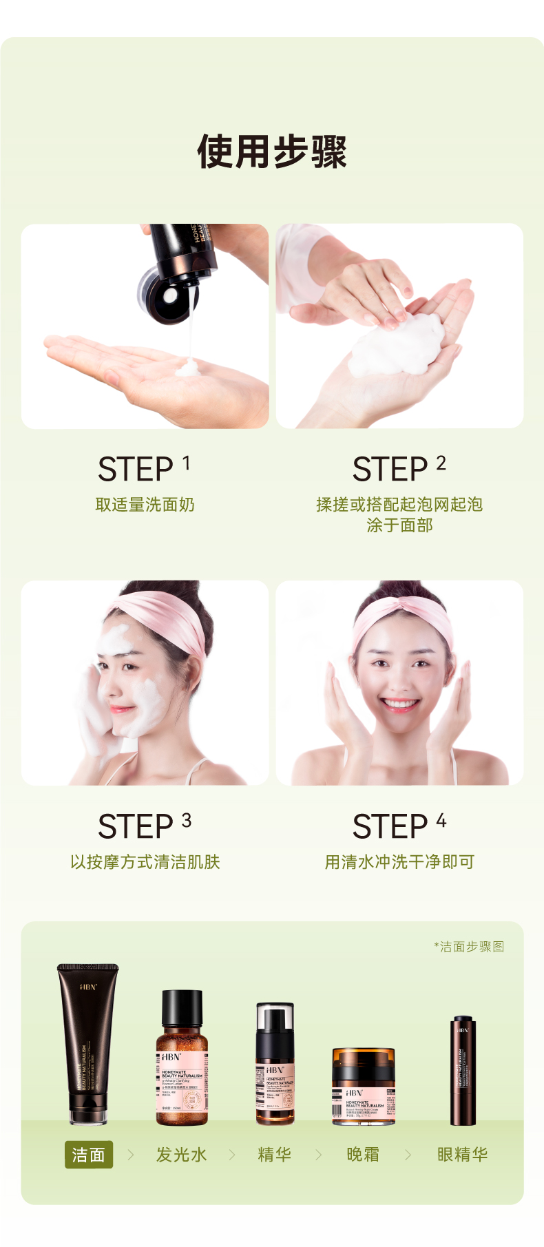 HBN臻润安颜云感洁面乳详情19
